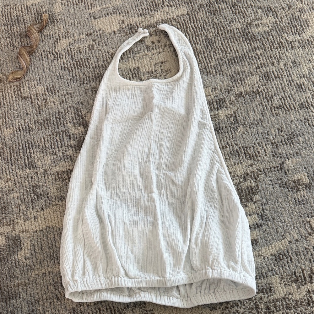 SER.O.YA White Textured Halter Camisole